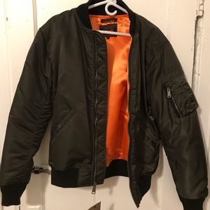 BRAND NEW SCHOTT NYLON FLIGHT JACKET - NEVER WORN!